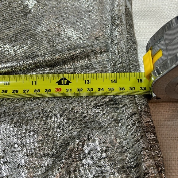 BOGO Vince Camuto Metallic Cowl Neck Sheath Silver Size 12 - Picture 11 of 11